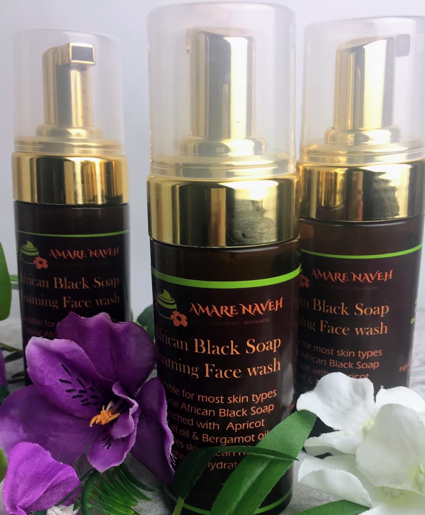 African Black Soap Foaming Face Wash